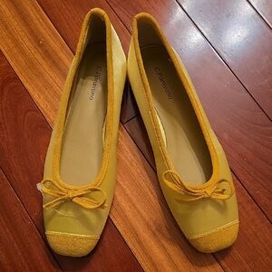 Yellow Ballet Flats